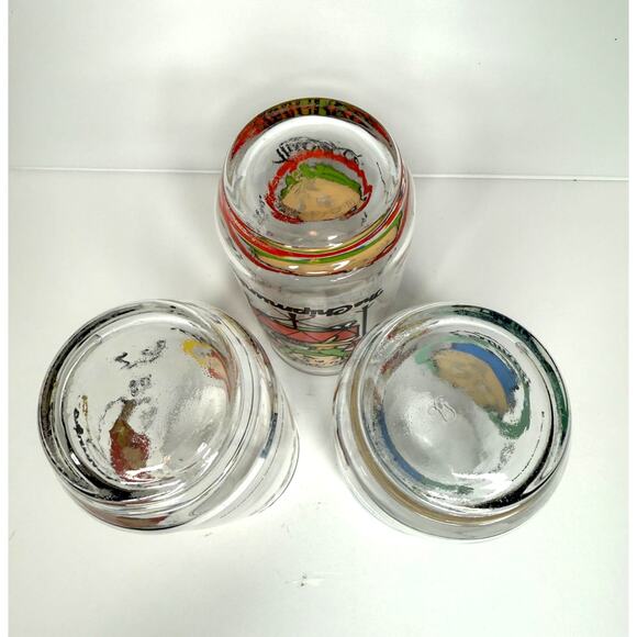 1985 Alvin and the Chipmunks Glass Set of 3 Alvin Simon and Theodore 16 Ounces - Picture 4 of 5